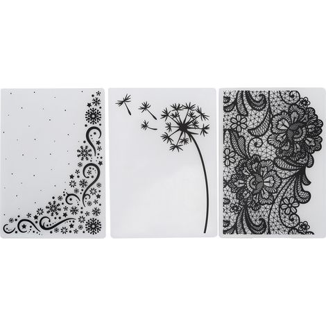 Prägeschablonen aus Kunststoff für DIY-Bastelarbeiten – Scrapbooking- und Prägekartenwerkzeug – Kreatives Papierzubehör (1/5)