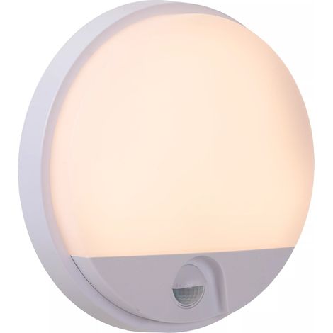Applique esterno bianco sensore LED 10W HUPS Lucide (1/5)