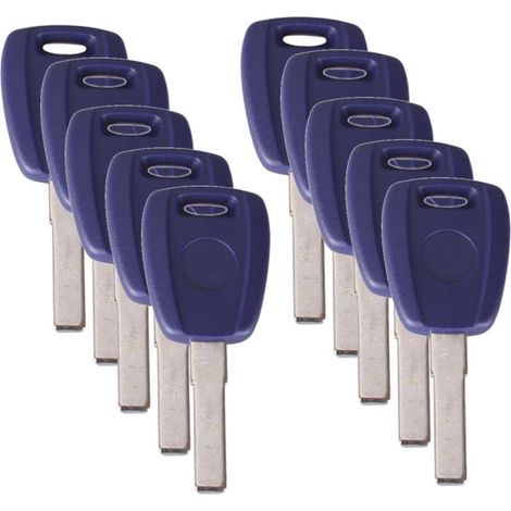 10X Clé de Transpondeur Lame Non CoupéE Coque SIP22 pour 500 Ducato (1/4)