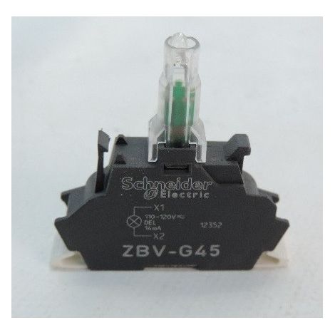 Bloc lumineux pour bouton Ø 22mm LED rouge intégrée 110-120V Harmony SCHNEIDER ELECTRIC ZBVG45
