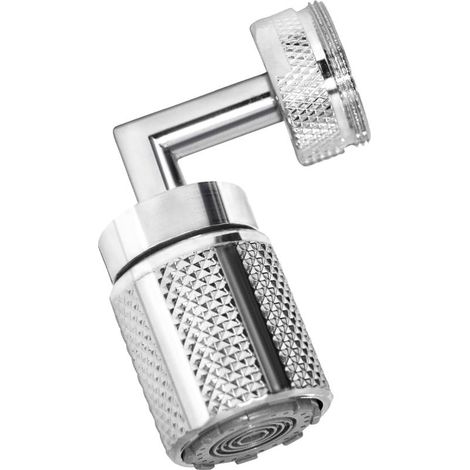 Embout Robinet 720° Salle De Bain Accessoire Mousseur 3 Modes & Économiseur d’Eau Robinet Cuisine Adaptateur Universel M22/M24 Sans Outil pour Cuisine & Salle de Bain (1/5)