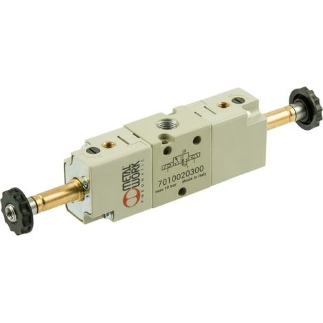 Riegler 3/2-Wegeventil, elektropneumatisch, bistabil, G 1/4