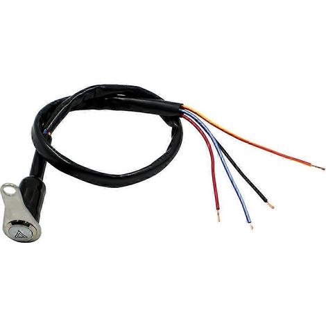 Phare de travail pour guidon de moto repensé avec double clignotement LED et interrupteur marche/arrêt en métal (1/5)