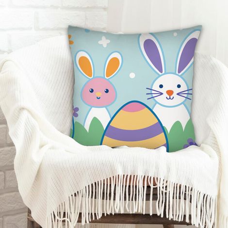 Housse de coussin moderne design lavable en machine pour anniversaire de mariage la saint-valentin (1/5)