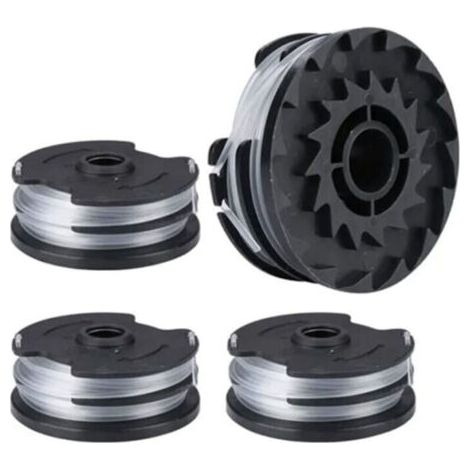 4pcs bobines de fil de rechange pour, fil de nylon de rechange pour coupe-bordures LIDL Parkside, coupe-bordures PRTA 20-Li A1,B2,C3,PRT 550 A1,A3,PRT 300 A1-2 x 4 m 1,6 mm, (1/5)
