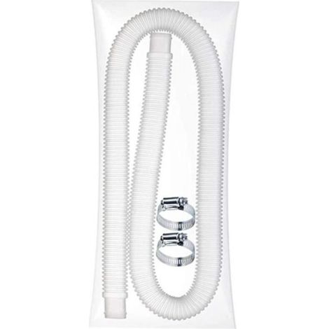 2 pièces de tuyau flottant pour piscine, 1,5 m, Ø 32 mm, pour remplacement de connecteur de filtre et pompe. (1/4)