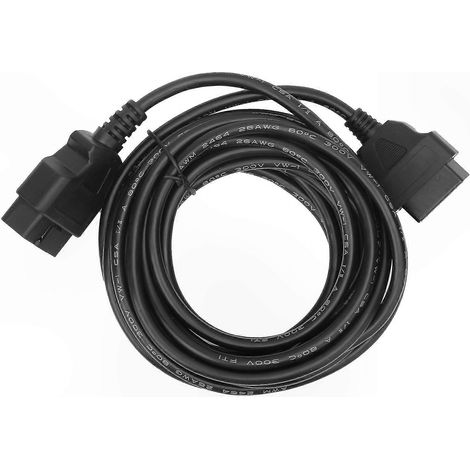 Câble diagnostic OBD2 5m, connecteur 16 broches vers 16 broches, pour scanners automobiles, extension robuste, compatible outil de diagnostic véhicule (1/5)