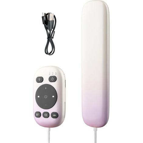 Bluetooth-Knochenschall-Lautsprecherkissen, 3 Modi Schlaf-Lautsprecher mit integriertem weißen Rauschen, Fernbedienung und Timer-Funktion, für Erwachsene/Seitenschläfer/Büro (1/5)