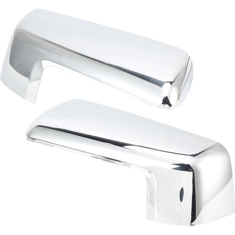 Glänzende Chrom-Seitenspiegelkappen – Robustes ABS-Gehäuse – Passend für Chevy Silverado 1500 (2019–2022) – 2er-Pack (1/5)