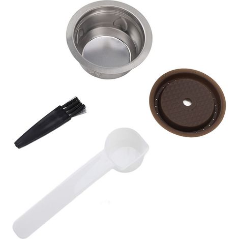 Capsule Café Rechargeable Acier Inoxydable Compatible Vertuo Réutilisable Grande Capacité 230ml Durable et Écologique (1/5)