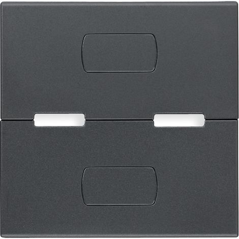 VIMAR - R20532.S0 Tasto 2M pers. pulsanti bascul. grigio