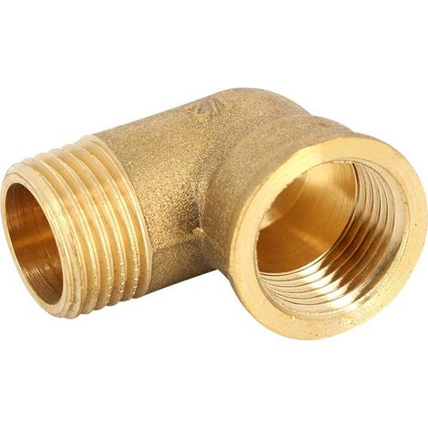 Raccord laiton - Coude 90° laiton à visser MF 3/4''