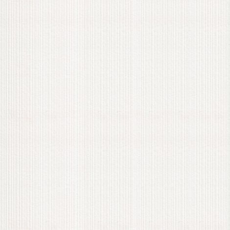 Uni - Linien Weiß Vliestapete - 10m x 52cm (1/3)