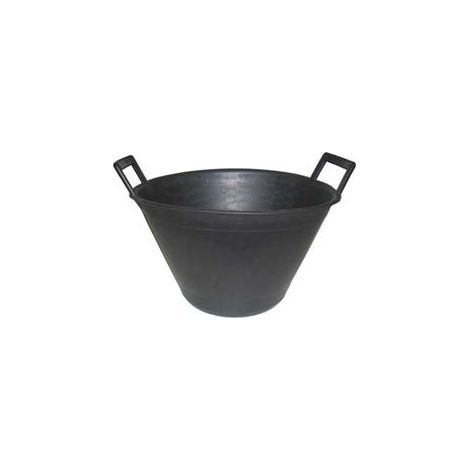 SECCHIO MURATORE CON DUE MANICI NERO- - ø cm.36 - lt.10 - 10 pezzi