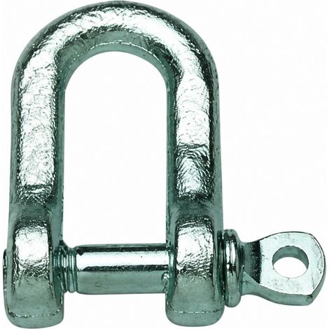 Grillo diritto con occhio in acciaio zincato, ø 9mm L. 21mm, 1 pezzo.