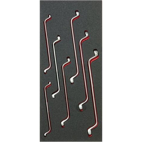 FOAM CON LLAVES DE DOBLE ESTRELLA ACOD., 7 PZS - BAHCO