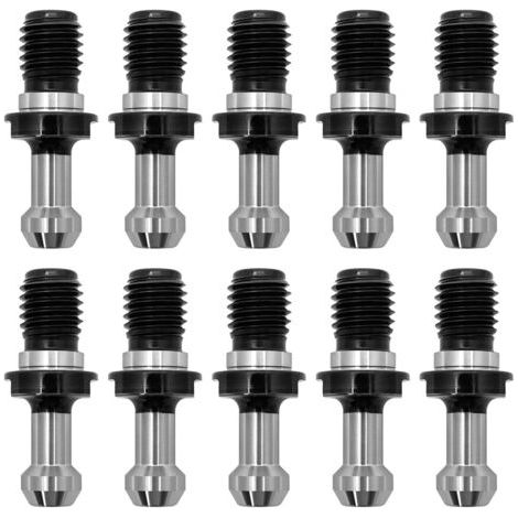 10 Stücke CAT40 45 Grad Anzugsbolzen Retention Knob für CAT 40 CNC Werkzeughalter Ersetzen 202-5925 (1/5)