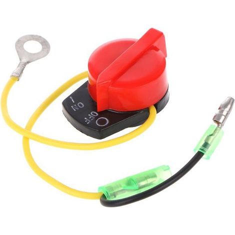 Interrupteur d'arrêt à trois fils G100 G200 GXH50 GX100 à GX390, interrupteur d'arrêt à trois fils, coupure de mise à la terre, sûr. (1/2)