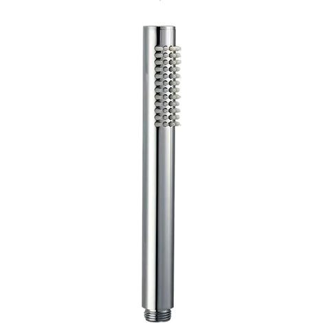 Pomello doccia Doccetta risparmio idrico in acciaio inox 304 effetto pioggia con 48 ugelli anticalcare doccetta a mano adatta per bagni e toilette di hotel (Argento) (1/5)