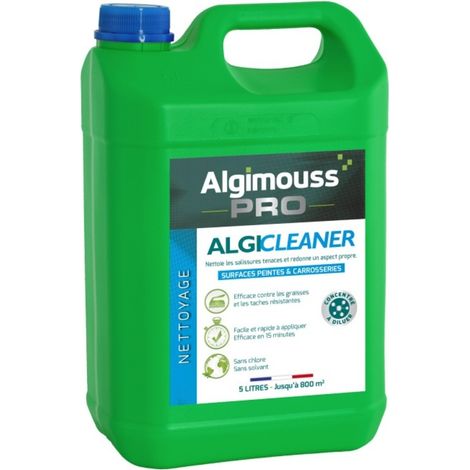 ALGICLEANER - 5 LITRES - Nettoyant surfaces peintes - concentré à diluer ALGIMOUSS - 054002