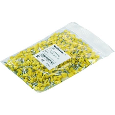 Weidmüller 1139070000 Zwillings-Aderendhülse 0.34 mm² Teilisoliert Türkis 500 St.