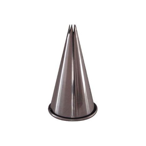 Douille inox cannelée 5mm 6 dents - De Buyer