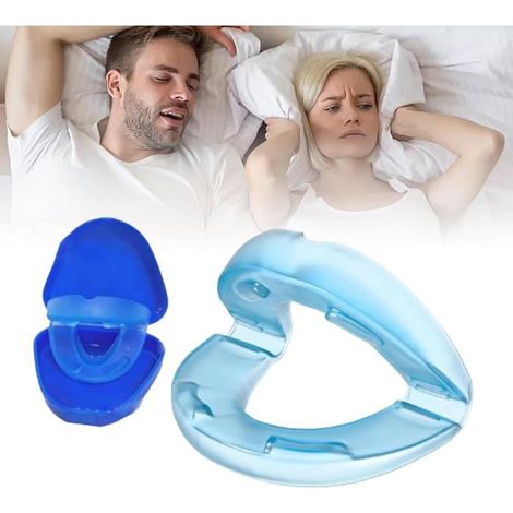 Snorva Anti Ronflement, Protege Dent Snore, Embout Buccal Anti Ronflement Snorva Réutilisable, Embout Buccal -T (1/5)