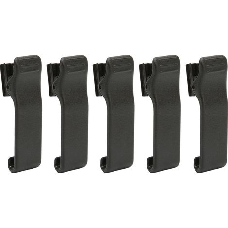 5 Pièces Ceinture Porte-Radio Plastique pour Motorola GP88 GP88S GP2000, Accessoire de Remplacement Léger et Durable