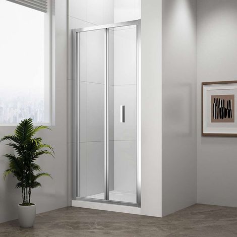 Polysan Easy Line - Puerta de ducha plegable 70 cm, cristal transparente EL1970 (1/5)