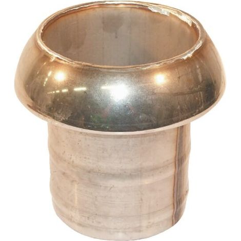 Acoplamiento macho 6" con terminal para manguera acero inox. UNIVERSAL 6104000RVS