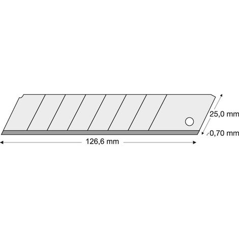 Lutz Abbrechklinge 25 mm Pack a 10 Stk. (1/3)