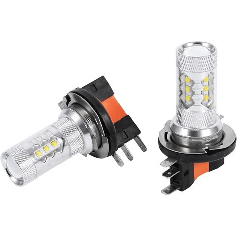 weiße H15 80W LED-Lampen (1 Paar) für Autoscheinwerfer (1/5)