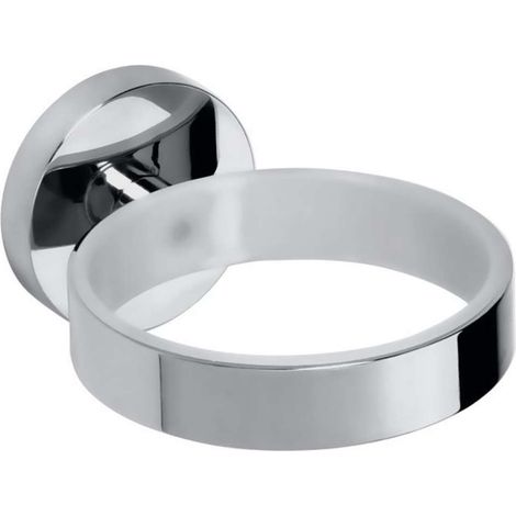 Sapho X-Round - Soporte para secador de pelo, cromo XR001 (1/2)
