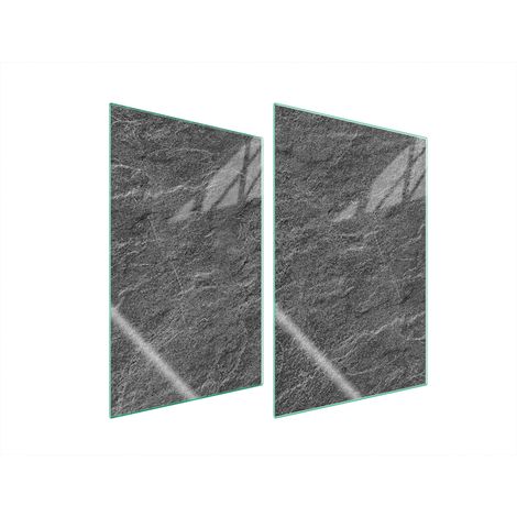 TABLERO PROTECTOR DE VIDRIO PARA COCINA 2x35x52 PIZARRA (1/5)