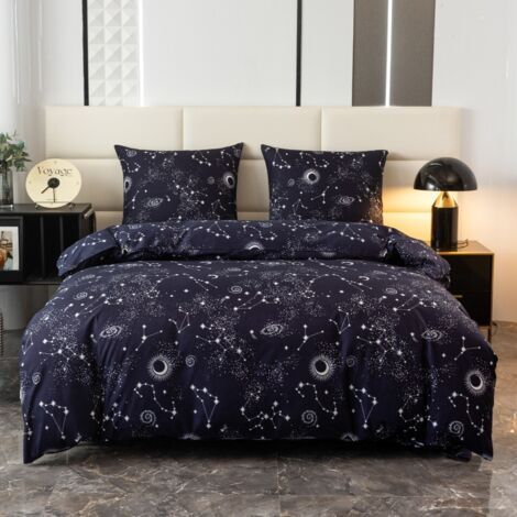 Parure de lit en coton 220x200 constellation (1/5)