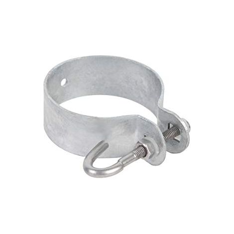 Alberts 655761 Fascetta per Barre di tensionamento per Recinzione, Acciaio, Schellen-Ø: 60 mm (1/4)