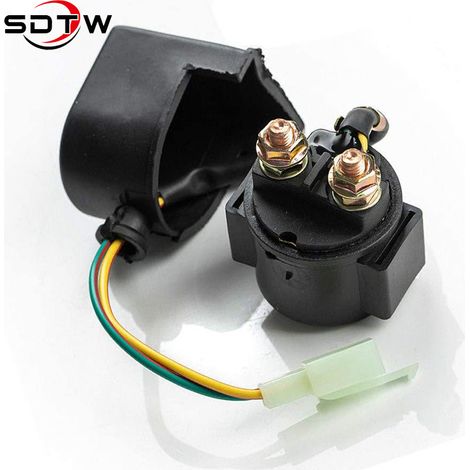 Relais démarreur compatible moteur 4 temps GY6 49cc, 250cc, VTT (1/5)