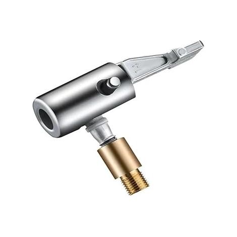 Connecteur de pompe à air en alliage de zinc – Verrouillage à 90 degrés – Installation facile sur voiture, moto, vélo – Adaptateur de compresseur (1/3)