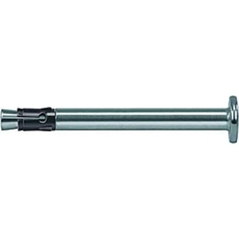 Cheville à frapper FNA II 6 x 30/30 à tête plate, en acier électrozingué/Boite de 50 (1/2)