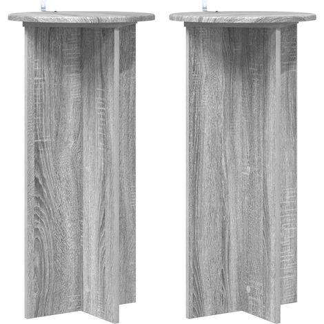 Maison Exclusive - Pflanzenständer 2 pcs Graues Sonoma 40 x 40 x