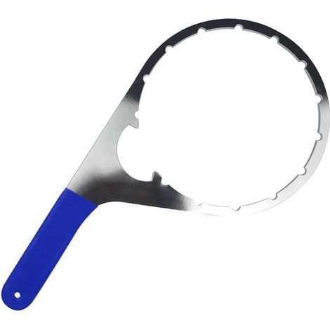 Clé à filtre à carburant de 15 cm (6 pouces) - pour Davco Fuel 382/380 - Bleue (1/2)