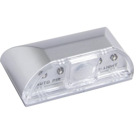 trou de serrure LED lumière, lumière Serrure Capteur Corps Humain Infrarouge Serrure Lampe à induction, (Argent) [Classe énergétique A+] (1/5)