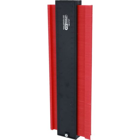 KS Tools Konturen-Lehre, Kunststoff, 280 mm lang - 140.2147