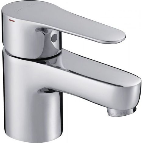 Jacob Delafon – Mitigeur lavabo avec flexibles d’alimentation – Cartouche C3 à économie d'eau – Bonde de vidage mixte – Limiteur de débit sensitif (1/3)