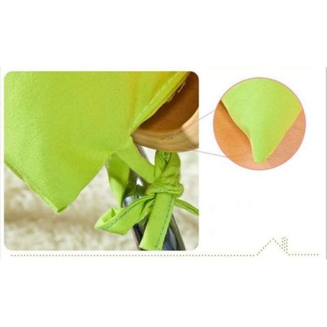 Coussin Chaise - 40x40 cm - Intérieur Extérieur - Lot de 4 - Vert (1/4)