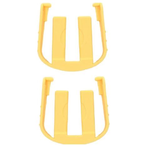 Lot de 2 rondelles de voiture, autres outils de jardin, connecteur rapide, boucle, clip en C, pièces de rechange, convient pour Karcher K2, K3, K7, jaune