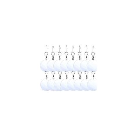 Set of 8 Anti-Oiseaux Suspendus disques,Disques répulsifs pour Oiseaux,Disques repulsif,Répulsif Oiseaux,Disques Anti-Oiseaux,Répulsifs Anti-Oiseaux,pour Éloigner Pigeons,Oiseaux (Disques Ronds)