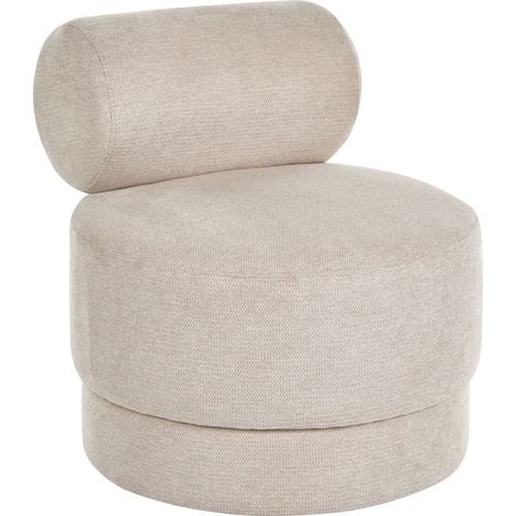 Drehsessel KARVIA Stoff Hellbeige (1/5)