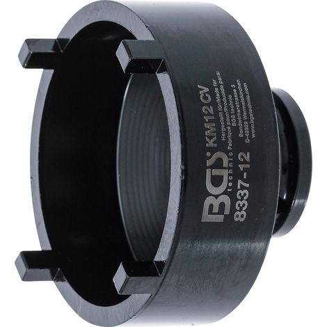 Bgs Technic – Clé à écrous à encoches tenon extérieur 20 mm – 4 tenons – Acier chrome-vanadium – Norme DIN 981 – 833712 (1/2)