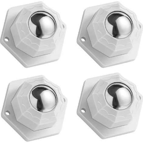 Wheels,Selbstklebende Mini-Rollen, Kugelrollen für Küchengeräte(4 PCS)